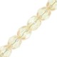 Abalorios facetadas cristal Checo Fire Polished 4mm - Crystal champagne luster